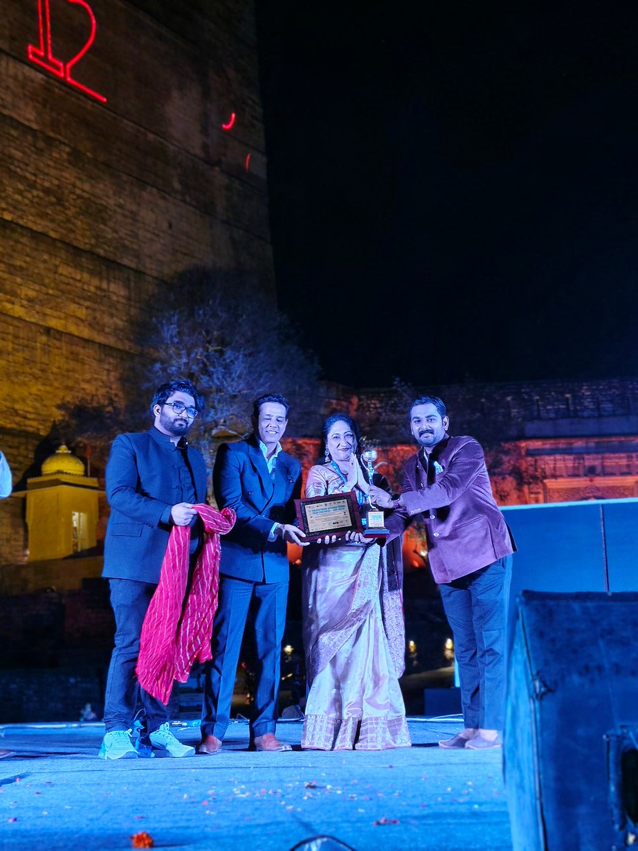 Felicitation on stage